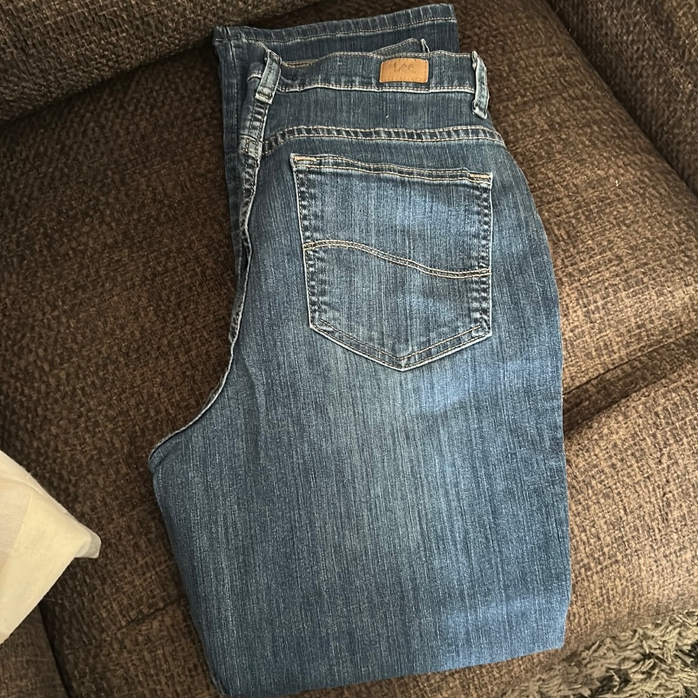 Womens LEE Straight Leg Jeans
